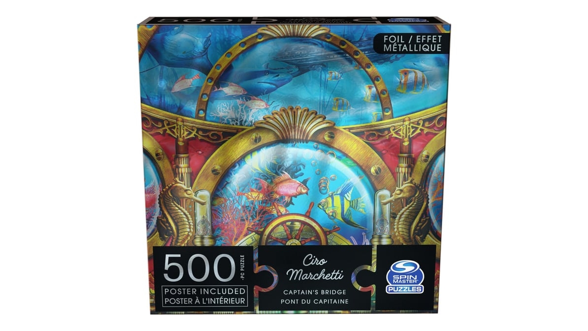 Spin Master Adult Jigsaw Puzzle 500 Piece With Foil Accents Ciro Marchetti Captain s Bridge Delivery Near Me Doordash Spin Master Adult Jigsaw Puzzle 500 Piece With Foil Accents Ciro Marchetti Captain s Bridge Delivery Near Me Doordash