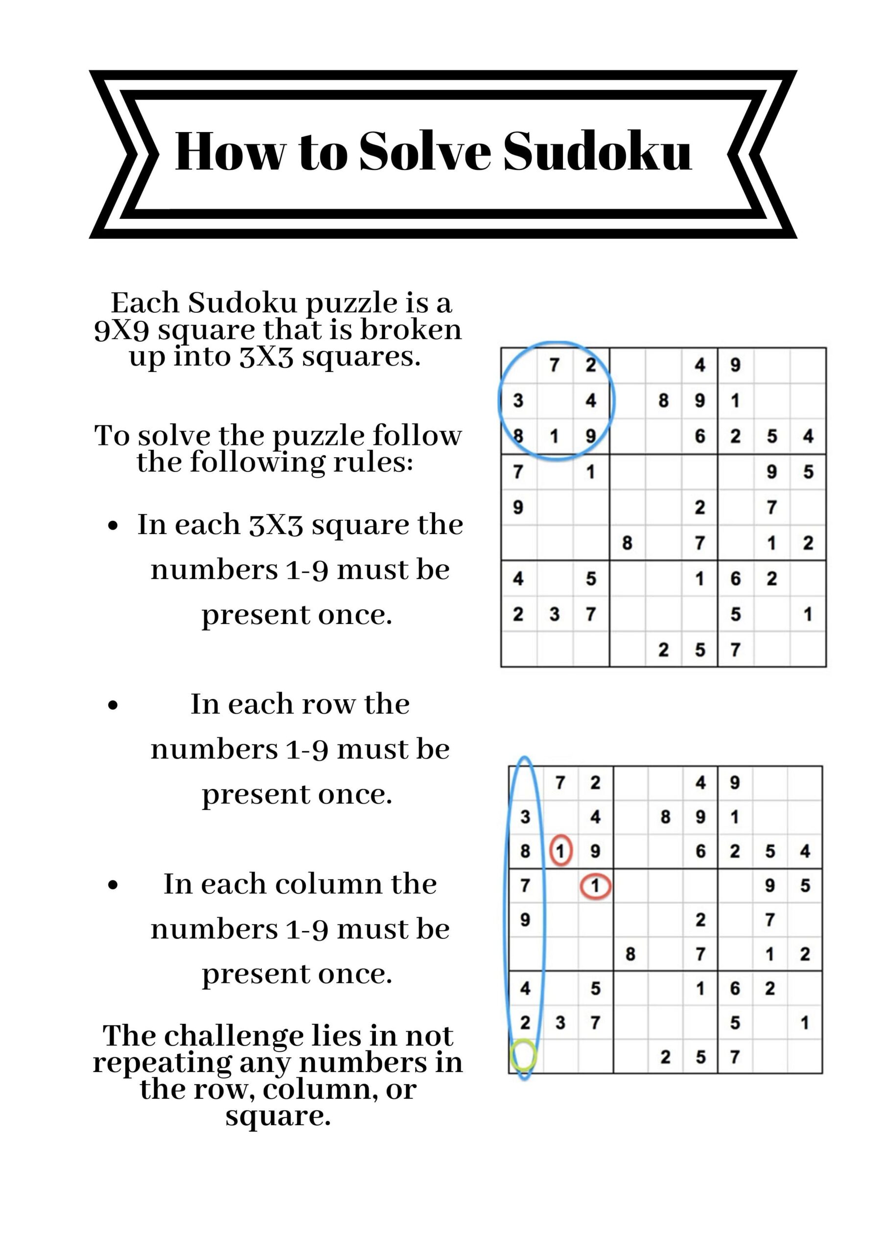 Sudoku Rules