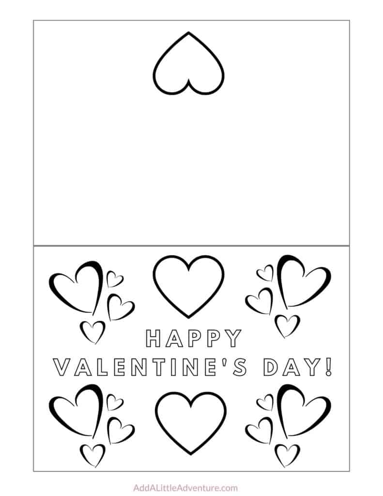 Textured Card Stock Printable Foldable Valentine Cards Free Valentine Printables PDF For Adults