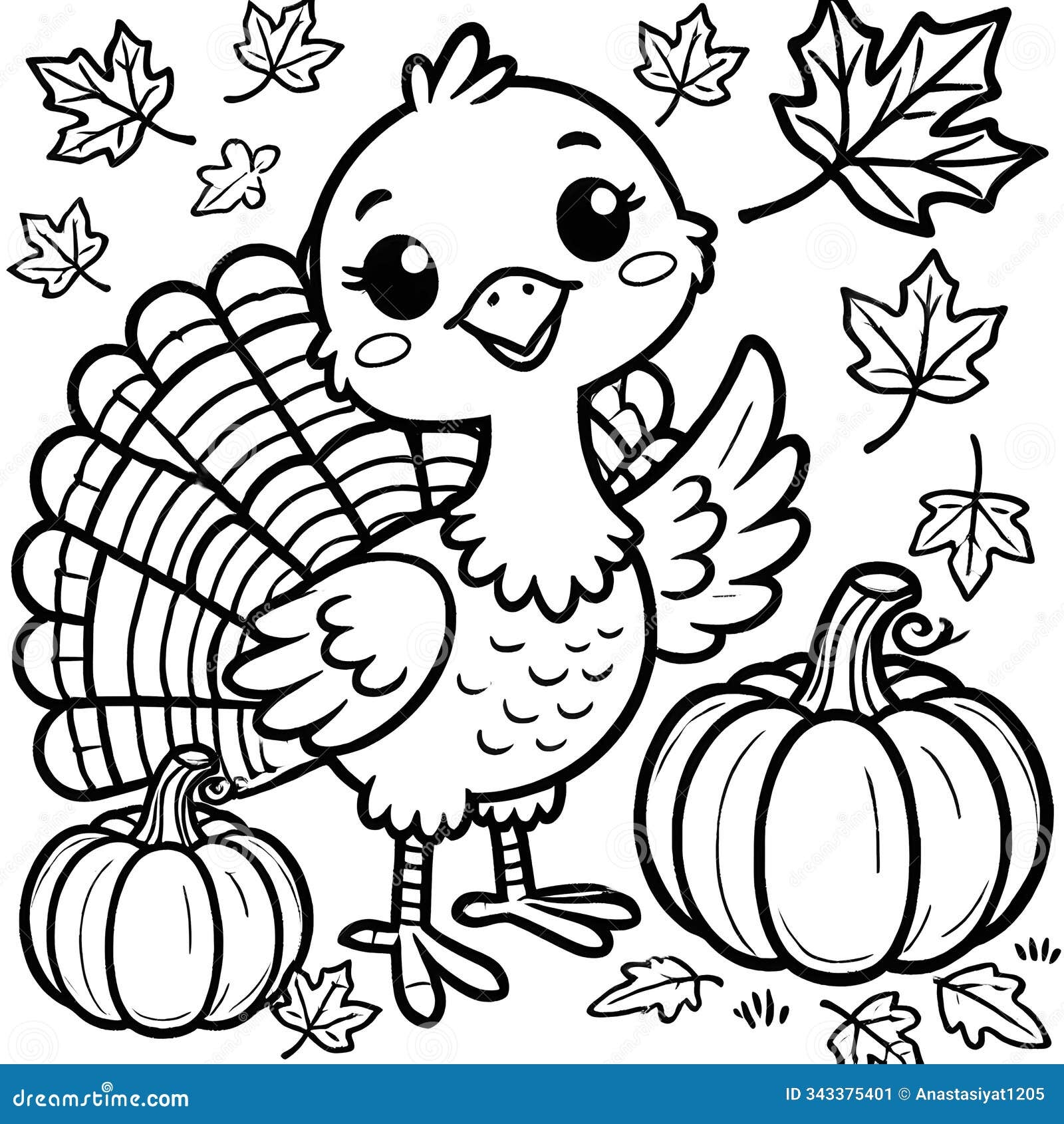 turkey to color printable