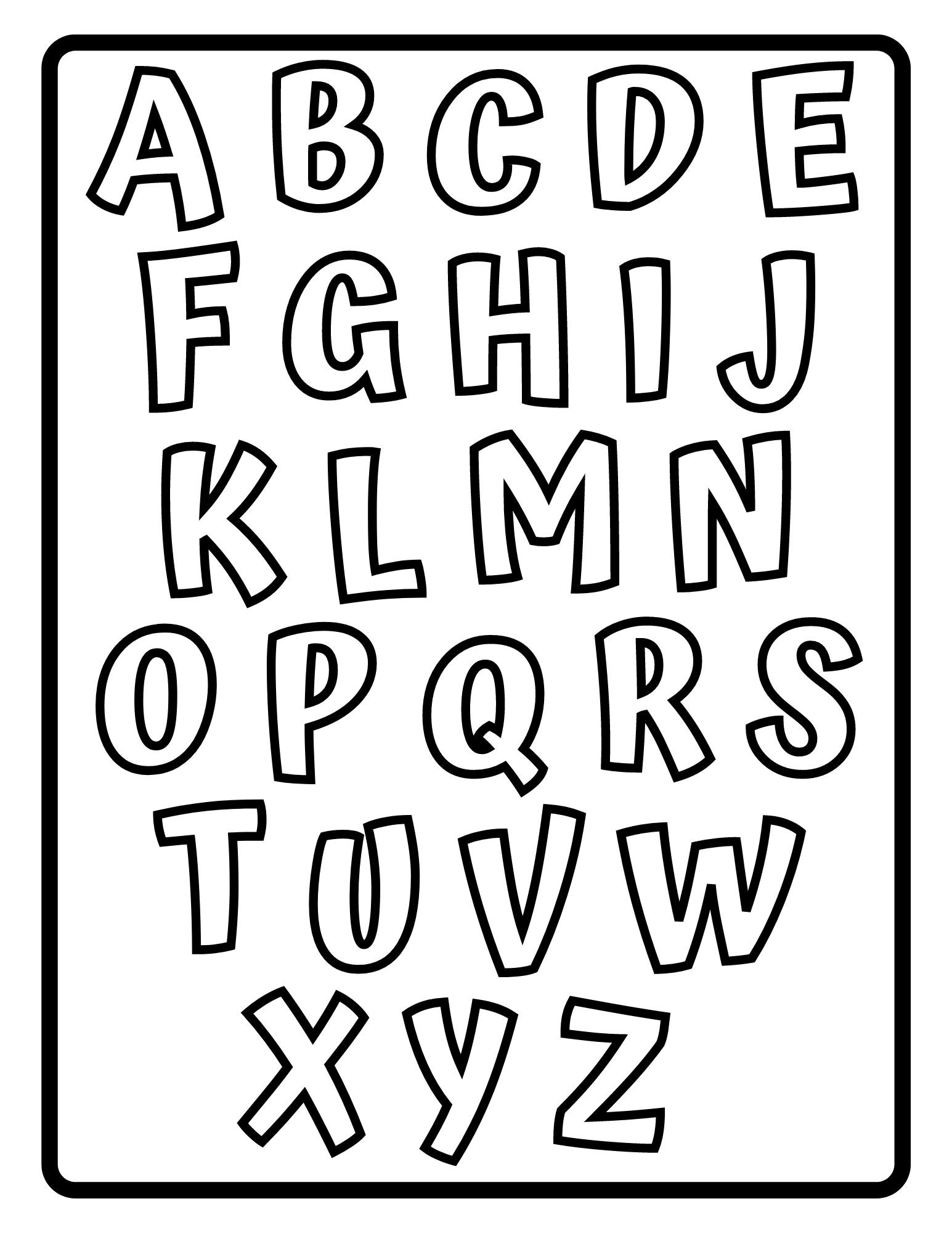 Uppercase Alphabet Letters ABC Alphabet Coloring Pages For Kids And Toddlers 27 PDF Printable Pages Etsy