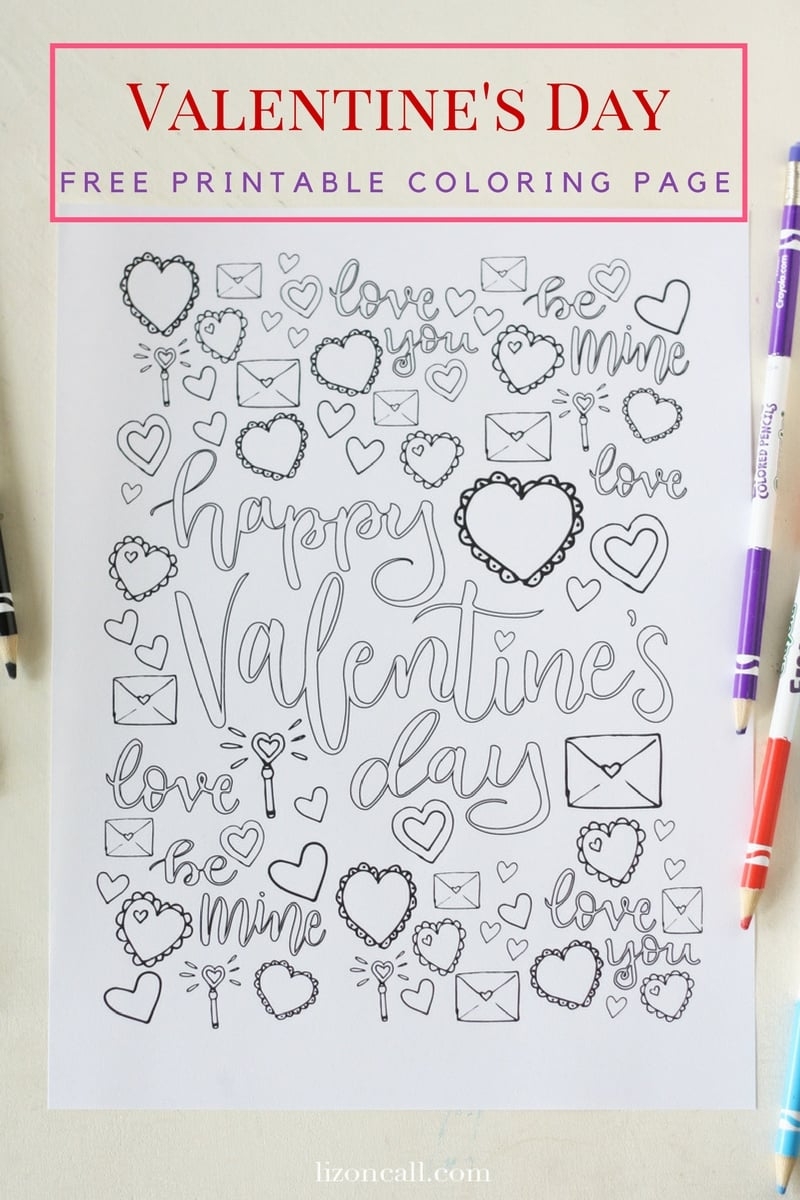 Valentine s Day Coloring Page Valentine s Day Coloring Page
