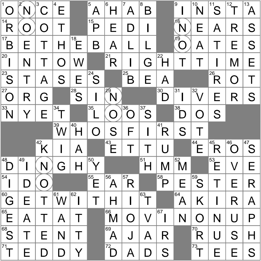 Vrbo Category Crossword Clue Archives LAXCrossword