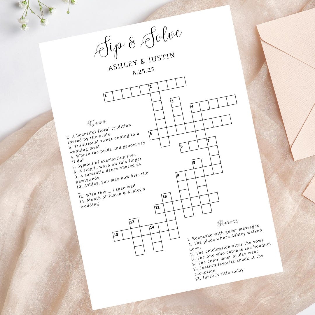 type of triangle crossword puzzle clue