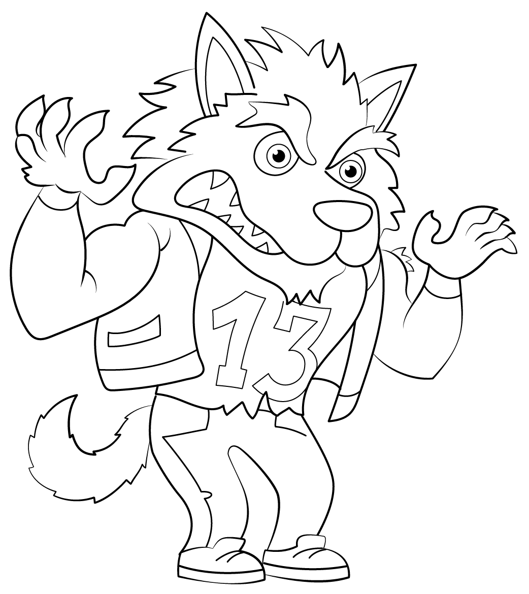 werewolf printable coloring pages werewolf printable coloring pages