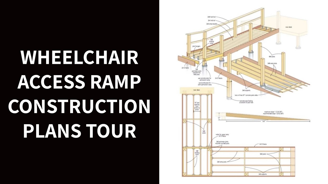 WHEELCHAIR RAMP PLANS How To Build A Good One For Your Home Or Business