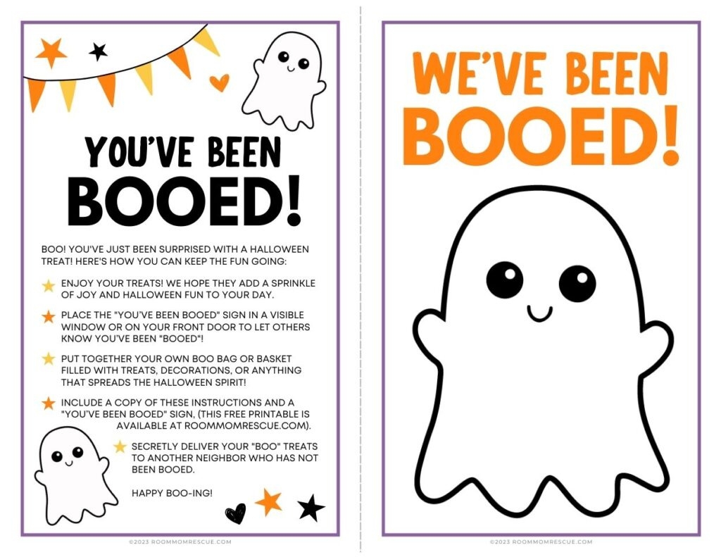 You ve Been Booed Card Editable You ve Been Booed Card Halloween Printable For Friend You You ve Been Booed Sign